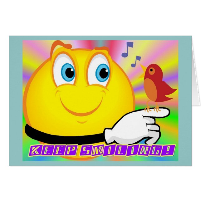 Mantenha o cartão de sorriso 2 (Frente Horizontal)