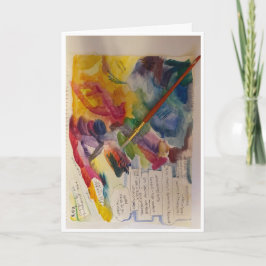 Mantenha o cartão do mundo colorido