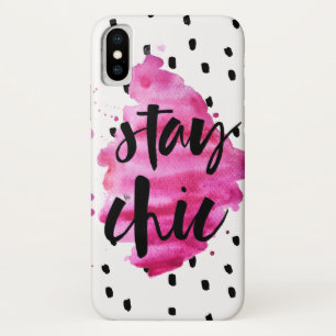 Mantenha o chic rosa quente   CAPAS DE IPHONE