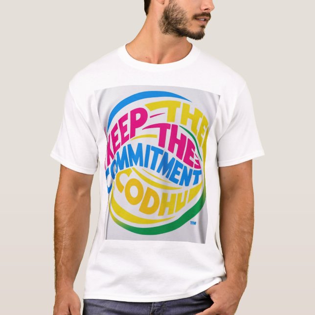 Mantenha o compromisso - Camisa motivacional (Frente)