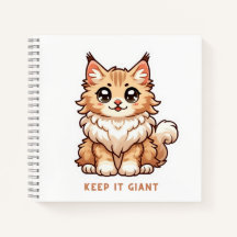 Mantenha-o gatinho gigante no notebook