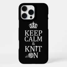 Mantenha O Knit Calmo Em Artesanatos Escuros