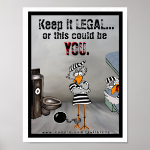 Mantenha-o LEGAL: poster do jailbird