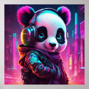 Mantenha o Panda ou o design seu próprio poster