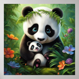 Mantenha o Panda ou o design seu próprio poster