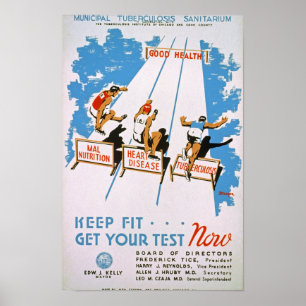 Mantenha o poster vintage apto