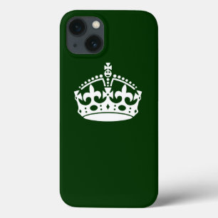 Mantenha o símbolo calmo da coroa em Forest Green