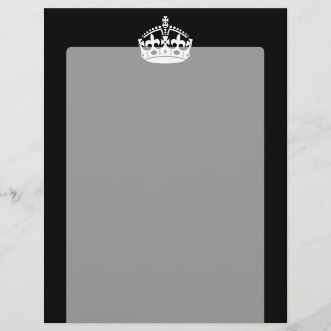 Mantenha o símbolo CROWN em preto (Frente)