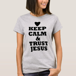 MANTENHA O T-SHIRT DE JESUS DA CALMA E DA