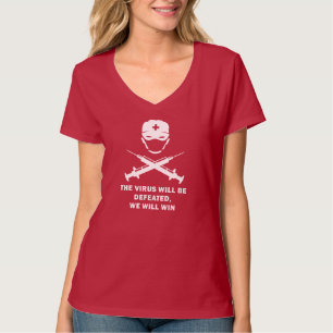Mantenha ou crie sua própria camiseta com decote e