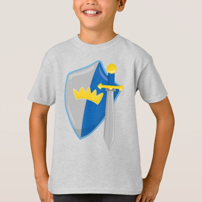 Mantenha ou Design seu - Camisa básica para crianç (Frente)