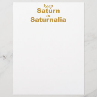 Mantenha Saturno em Saturnália