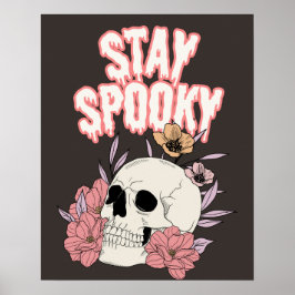 Mantenha-se assustado Poster de Decoração de Pared