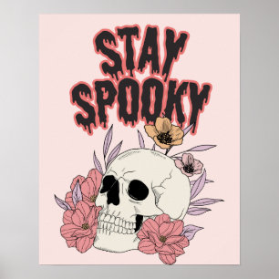Mantenha-se assustado Poster de Decoração de Pared