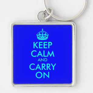 Mantenha-se calmo e carregue-se no Chaveiro