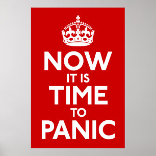 Mantenha-se calmo e continue na Impressão de paród