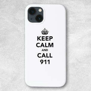 Mantenha-se calmo e ligue para 911