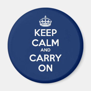 Mantenha-se Calmo e Mantenha-se No Íman Círculo - 