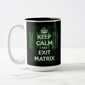 Mantenha-Se Calmo E Saia Da Xícara De Café Matriz