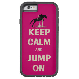 Mantenha-Se Calmo E Salte Em Cavalo Rosa