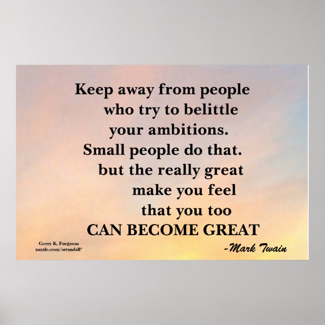 MANTENHA-SE FORA DO POSTER MOTIVACIONAL PESSOAS (Frente)