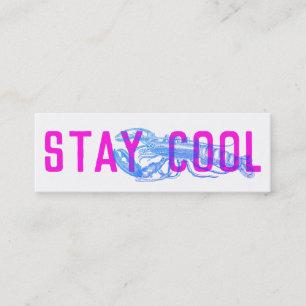 Mantenha-se Legal Cartões de entrega azul roxo