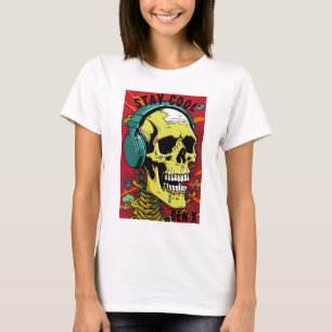 Mantenha-se Legal Skull Gen X T-shirt