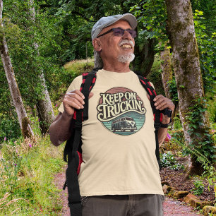 Mantenha-se na Camisa T retrô 60s