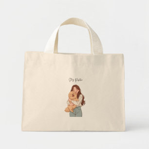 Mantenha-se Positivo Bolsa de mão para amantes d