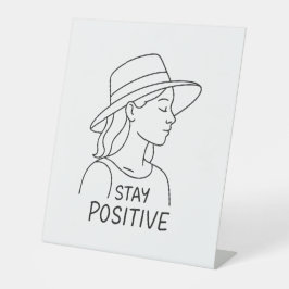 Mantenha-se positivo no otimismo e força radiante