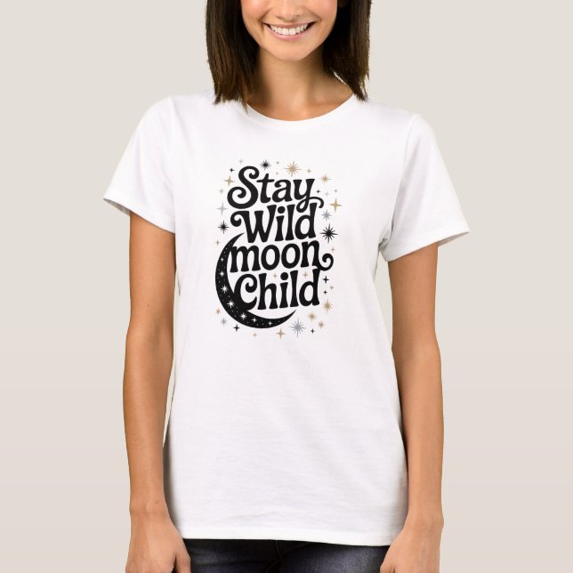 Mantenha-Se Selvagem, Camiseta Infantil (Frente)