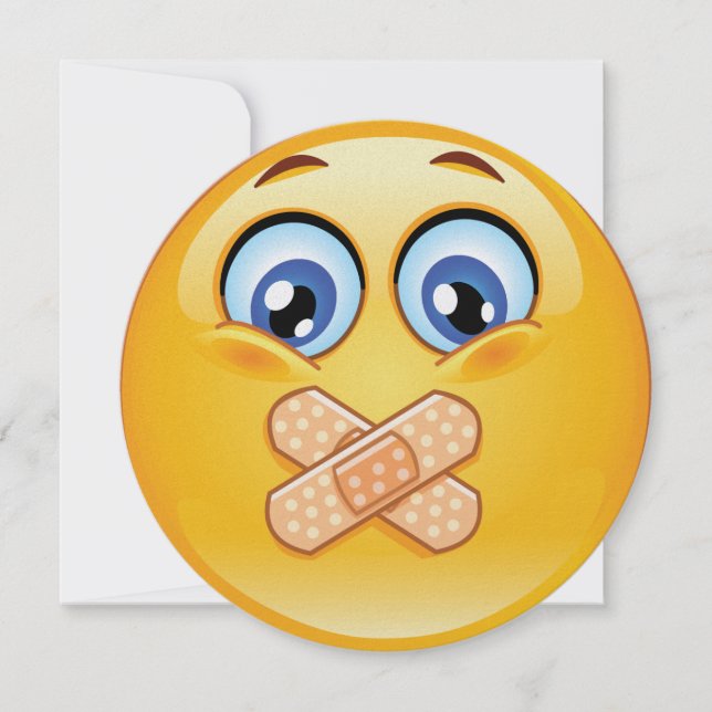 Mantenha segredo! Convite de festas surpresa (Frente)