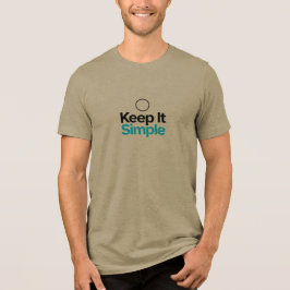 Mantenha Simples - Camiseta KISS de Design Minimal
