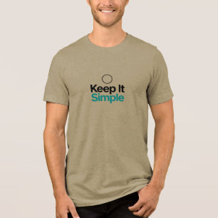 Mantenha Simples - Camiseta KISS de Design Minimal