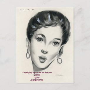 Mantenha suas LEIS fora de meu cartão de LADYPARTS