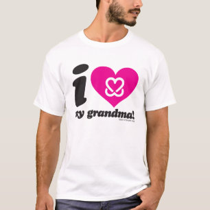 Mantenha um peito "eu amo que t-shirt da minha