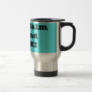 Manter a Caneca de viagem de Calm e SKI