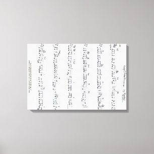 Manter A canvas De Música Da Folha De Promessas