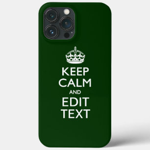 MANTER CALM Personalizado E Editar Texto Verde
