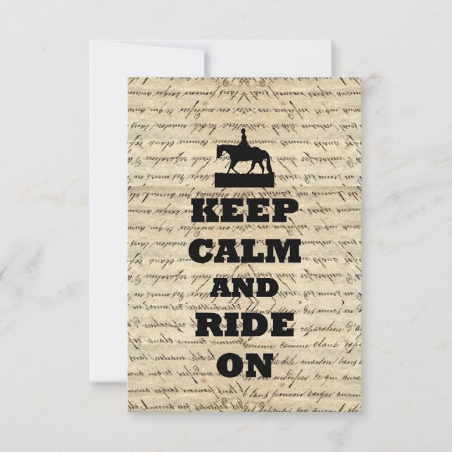 Manter calma e andar (Frente)