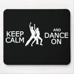 Manter Calmo e Dança no mouse pad personalizado