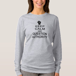 MANTER camisa CALM & QUESTIONITY, escolha o estilo