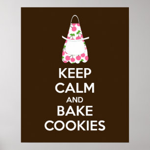 Manter o Poster de Cookies Calmos e Assar