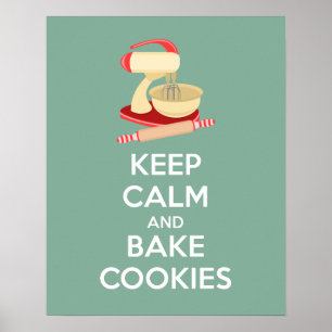 Manter o Poster de Cookies Calmos e Assar