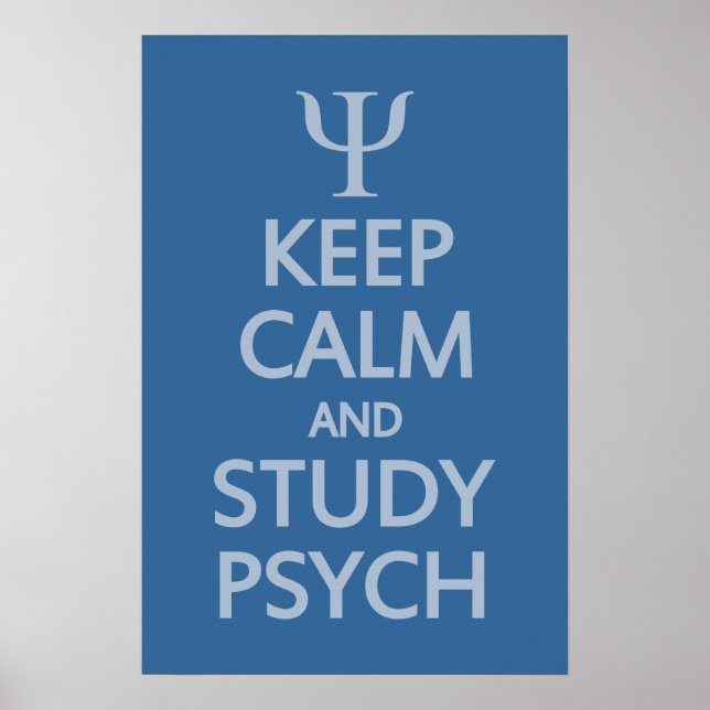 Manter o poster personalizado Psych Calm & Stuch (Frente)