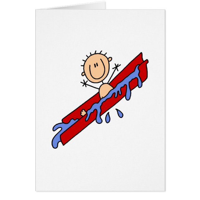 Mantimento legal no cartão da corrediça de água (Frente)