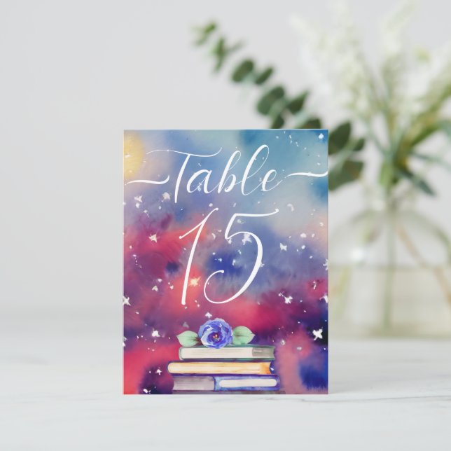 Manuais de Aquarela Cartões de Número de Tabela Pú (Em pé/Frente)