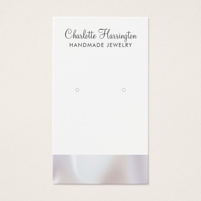 Manuscrito Borda de Pérola Iridescente Enrelaçando (Frente)