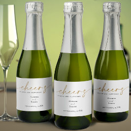 Manuscrito Dourado minimalista ELLE Mini Espumante