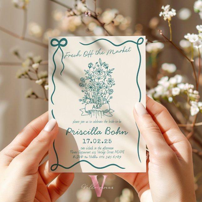 Manuscrito Fresco do Convite para Chá de panela de (Criador carregado)